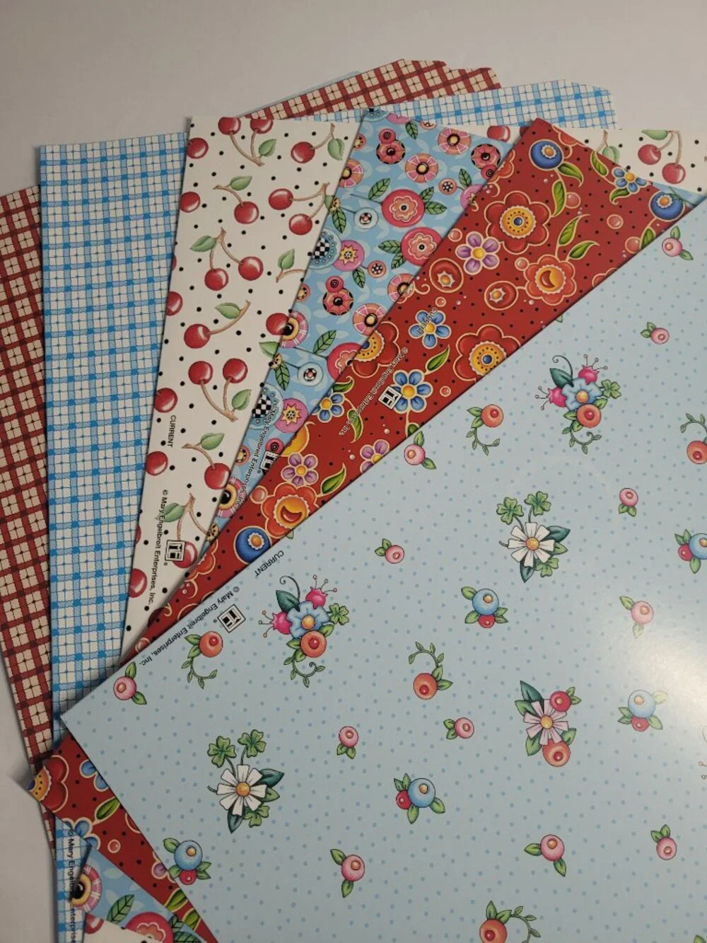 Mary Engelbreit File Folders 6 Pk Decorative Colorful Office Organizer Set New